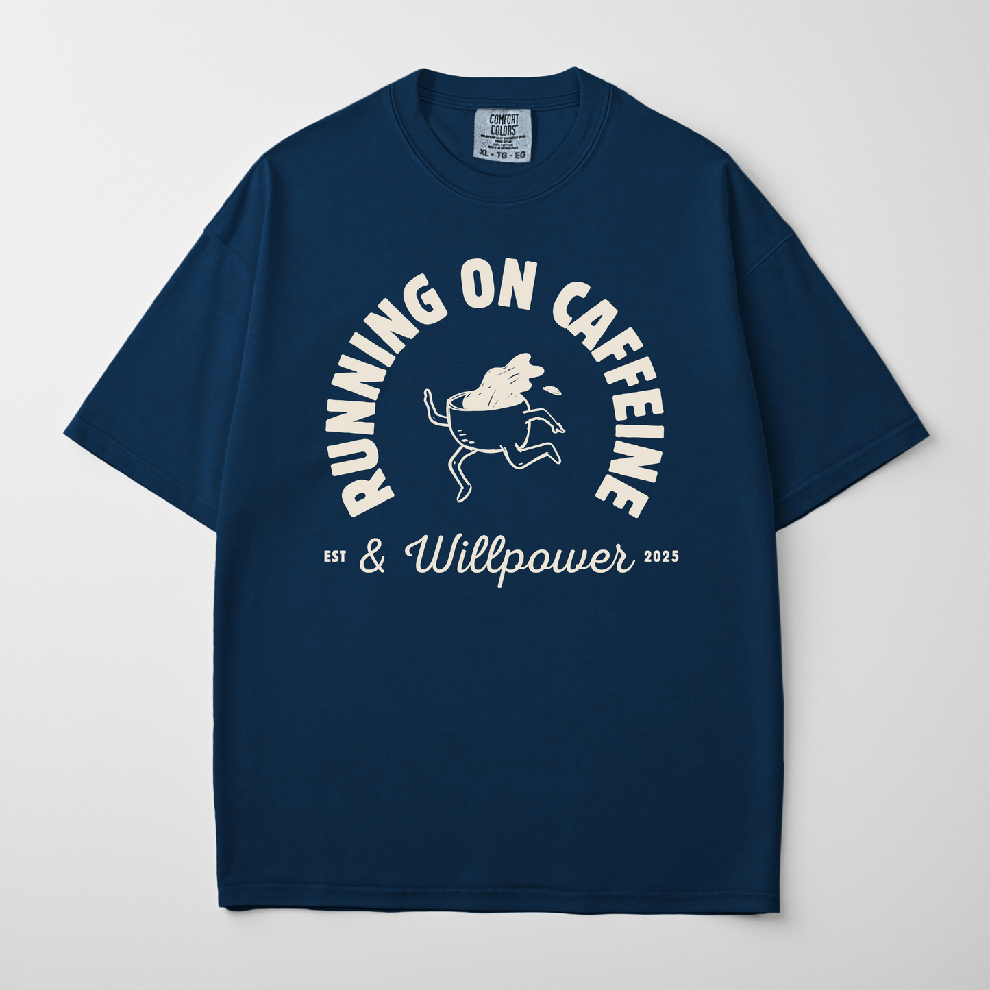 Running On Caffeine And Willpower Coffee Lover Shirt