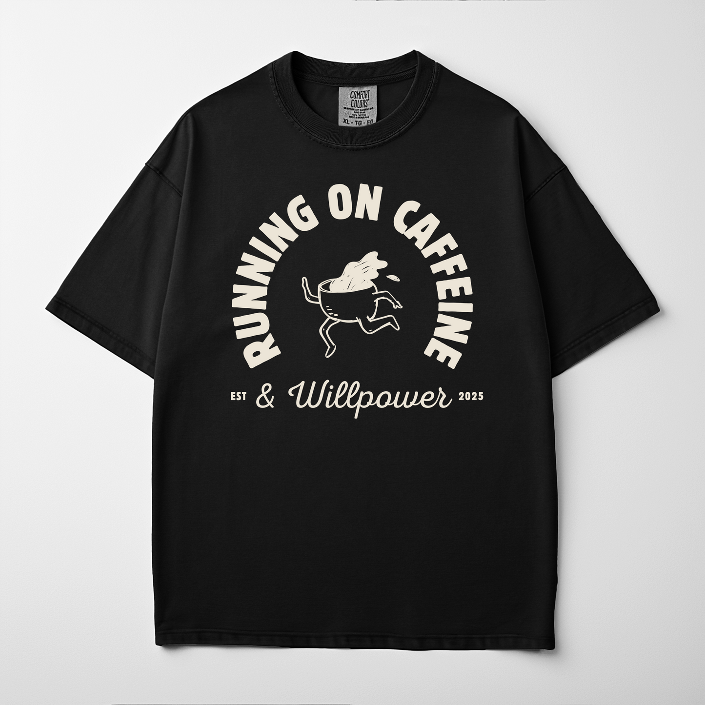 Running On Caffeine And Willpower Coffee Lover Shirt