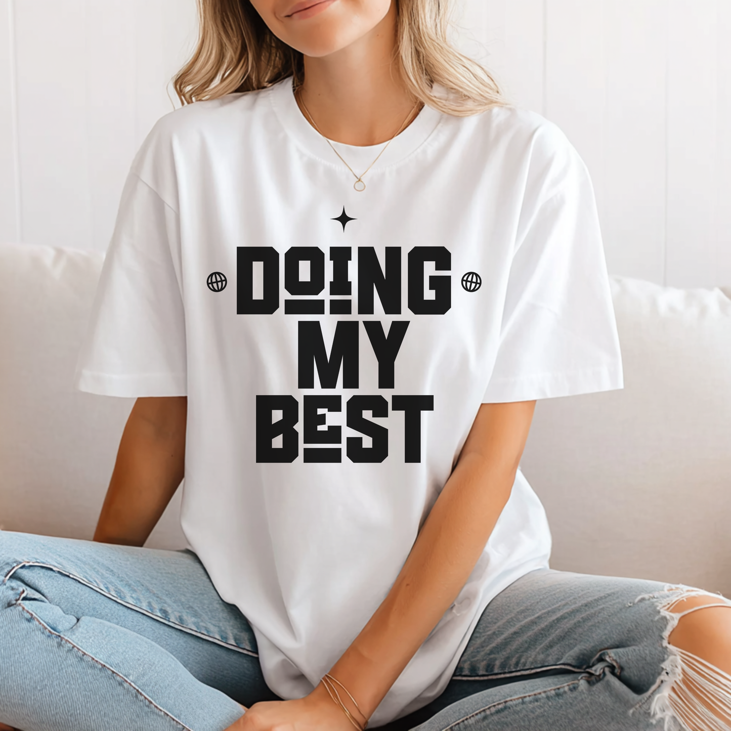 Doing My Best T-Shirt - Minimalist Mental Health Tee