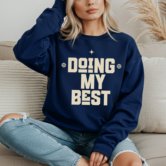 Doing My Best Minimalist Mental Health Sweatshirt