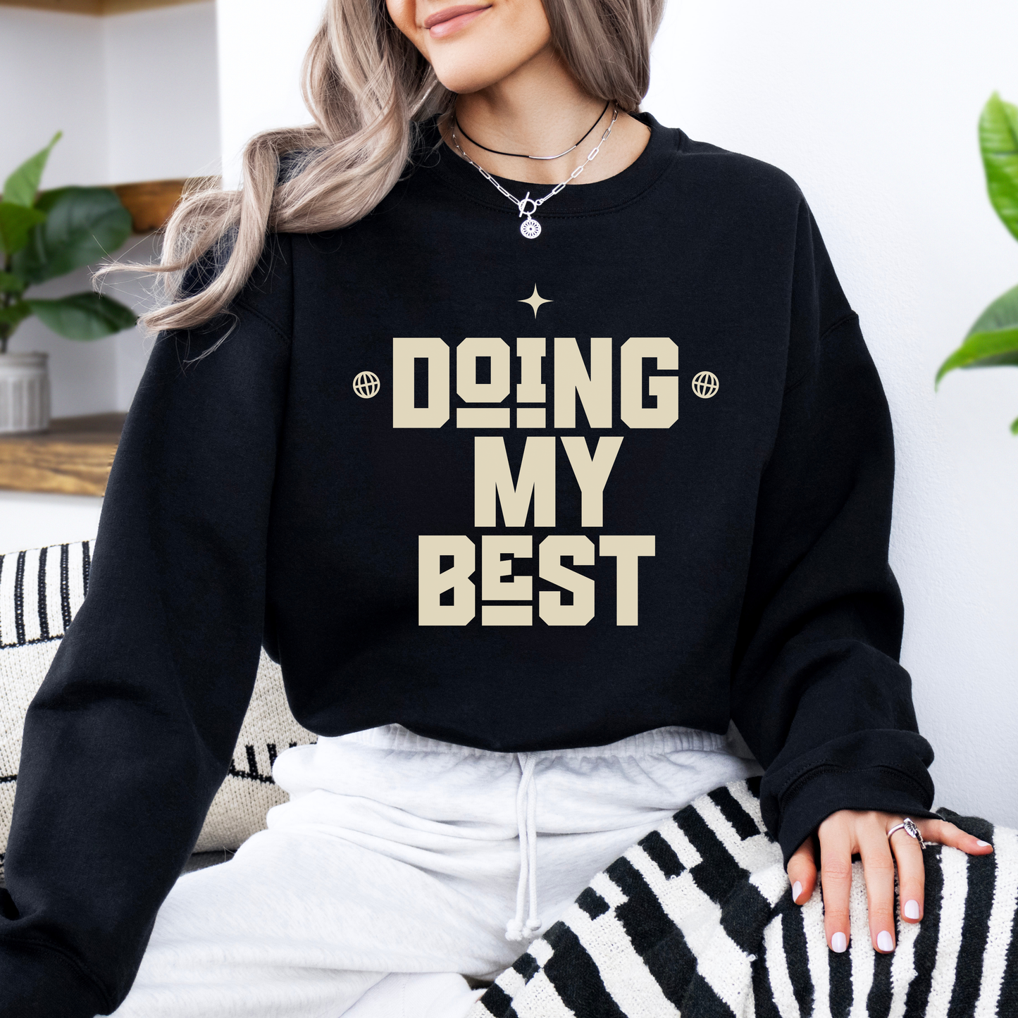 Doing My Best Minimalist Mental Health Sweatshirt