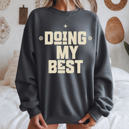 Doing My Best Minimalist Mental Health Sweatshirt